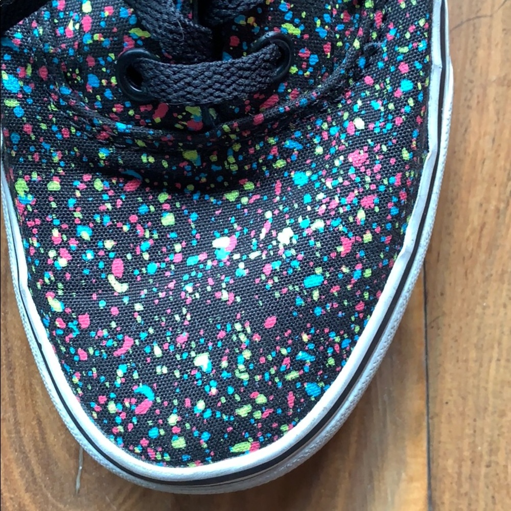 Vans Black and multi colored